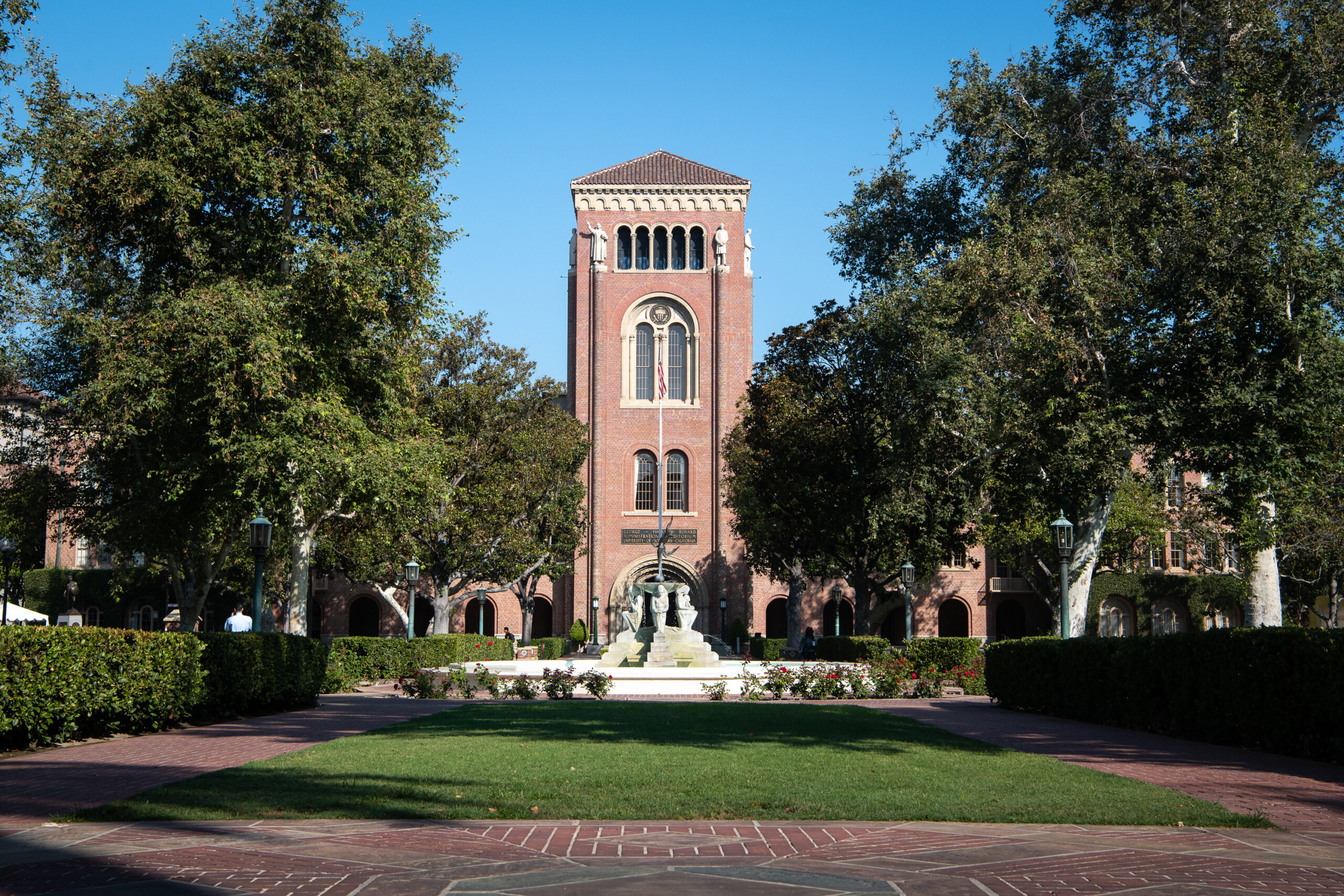 Bovard Administration Building on the USC campus, July 20, 2018.